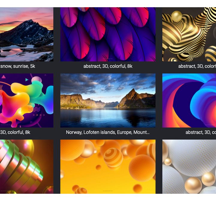 Wallpapers Home composite wallpaper selection.