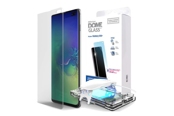 Whitestone Dome Glass Protector for Samsung Galaxy S10+