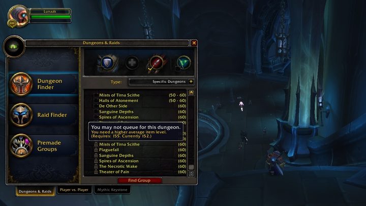Heroic dungeon ilvl requirement