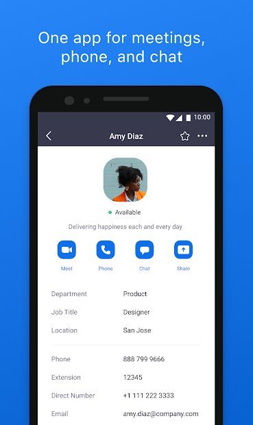 best video chat apps zoom app meetings screenshot