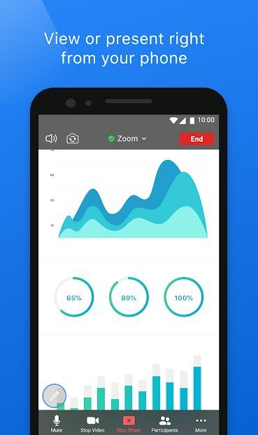 best video chat apps zoom app presentation screenshot