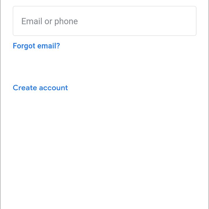 Android 11 Sign In to Google