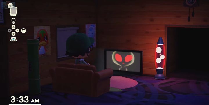 Animal Crossing Alien TV