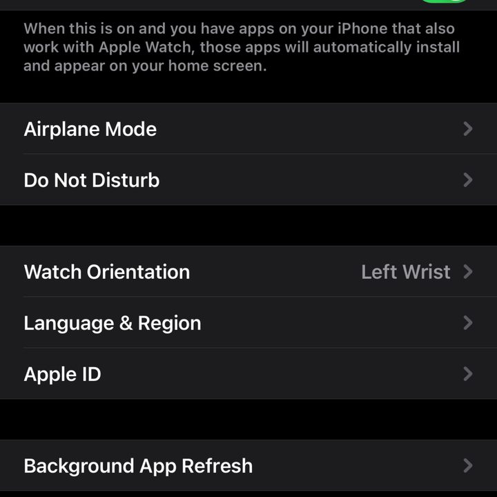 Apple Watch App Select About