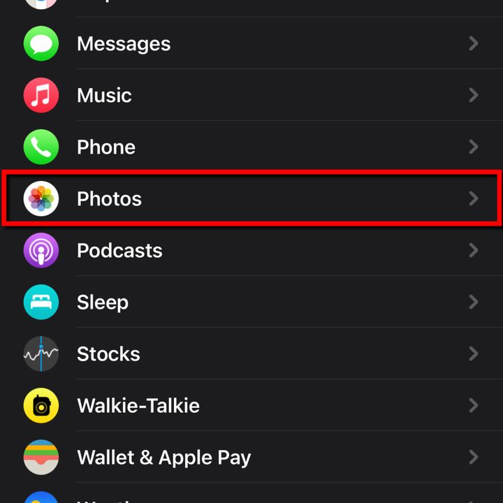 Apple Watch App Select Photos