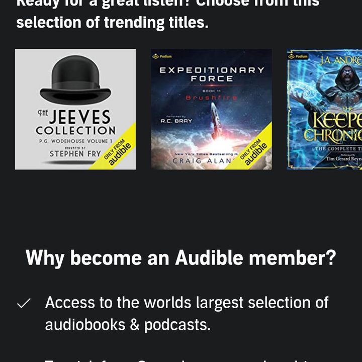 Audible app