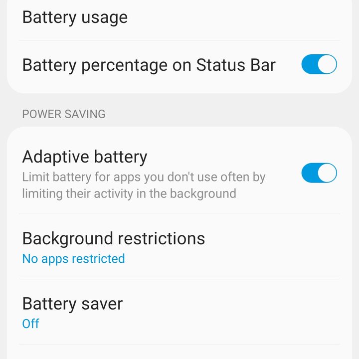 Android Battery Use