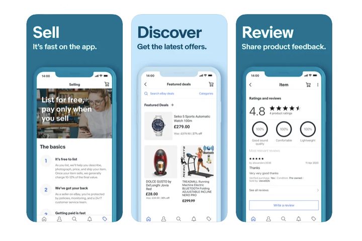 Best apps for selling stuff eBay