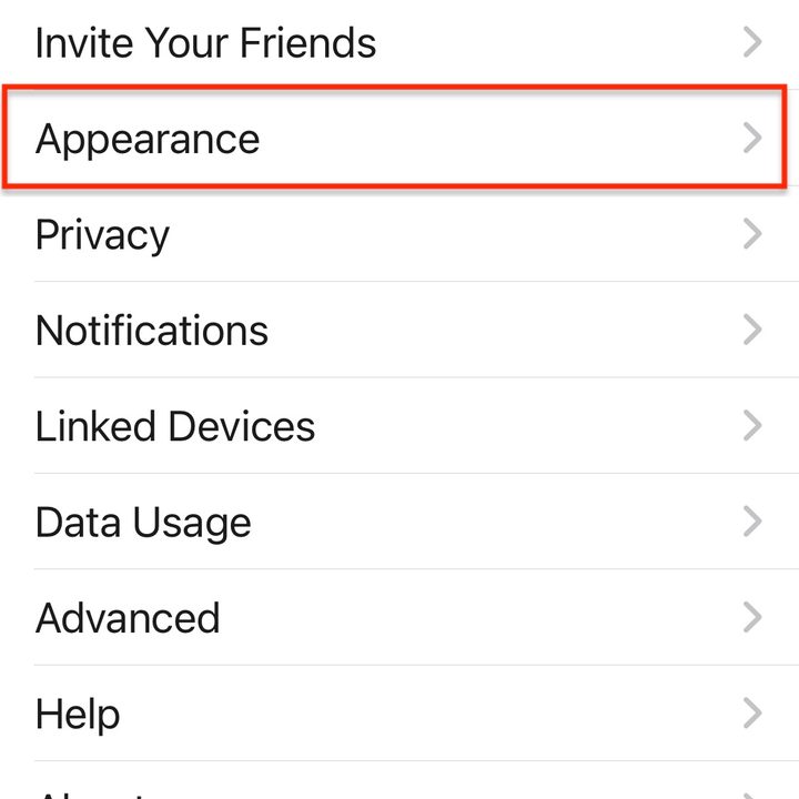 Signal dark mode