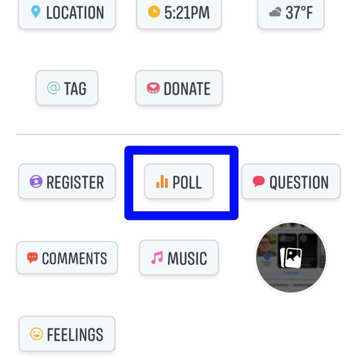 Facebook Stories Poll