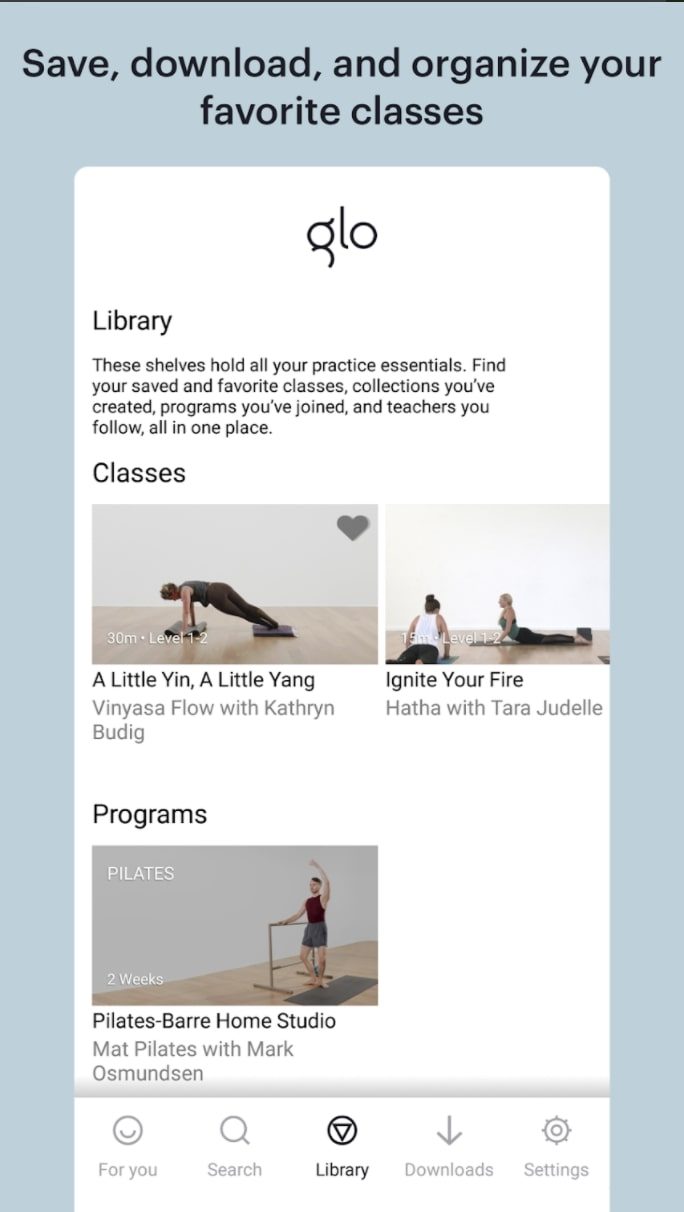 best yoga apps glo android 3