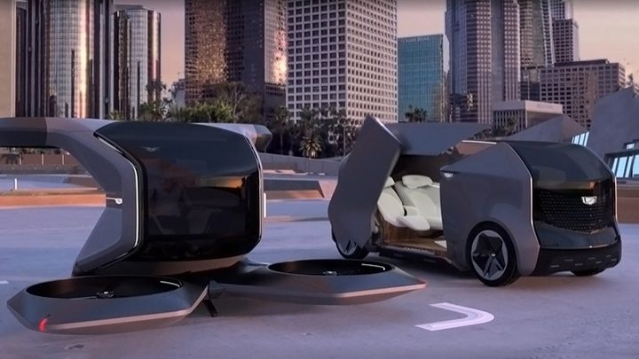 Cadillac concepts at CES 2021