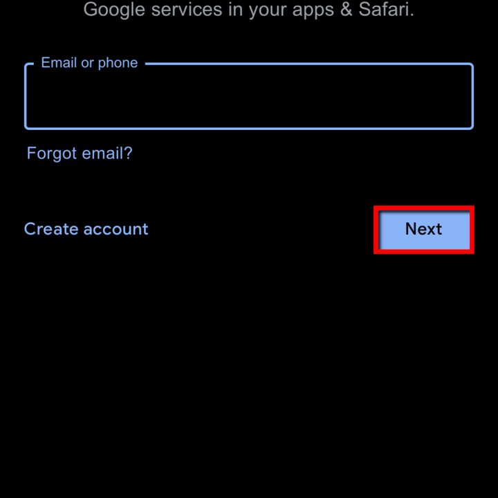 Gmail App Enter Email Address