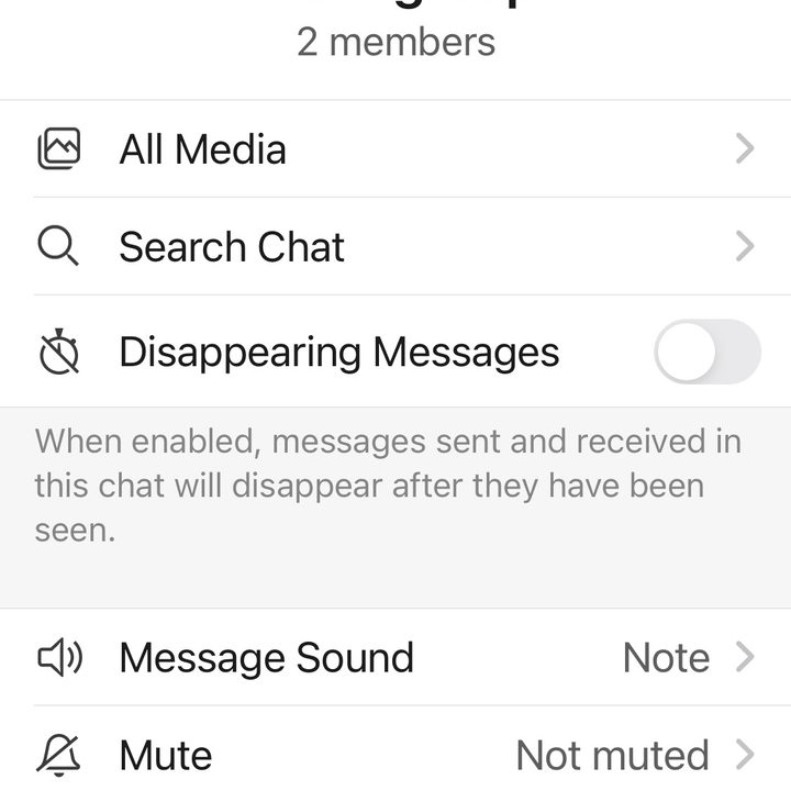 Signal group video chat
