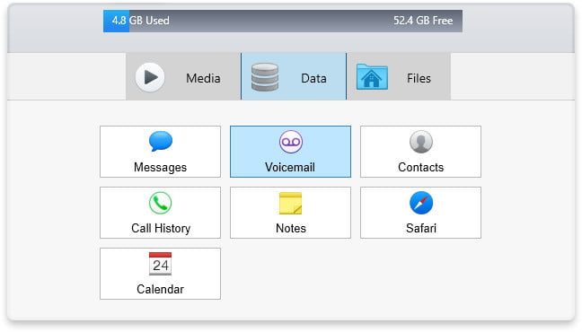 Image of iexplorer storage breakdown