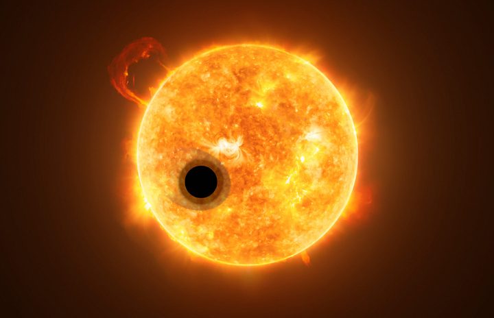 An artist&rsquo;s impression of WASP-107b.