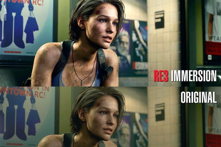 Immersion Reshade Resident Evil 3 Mod