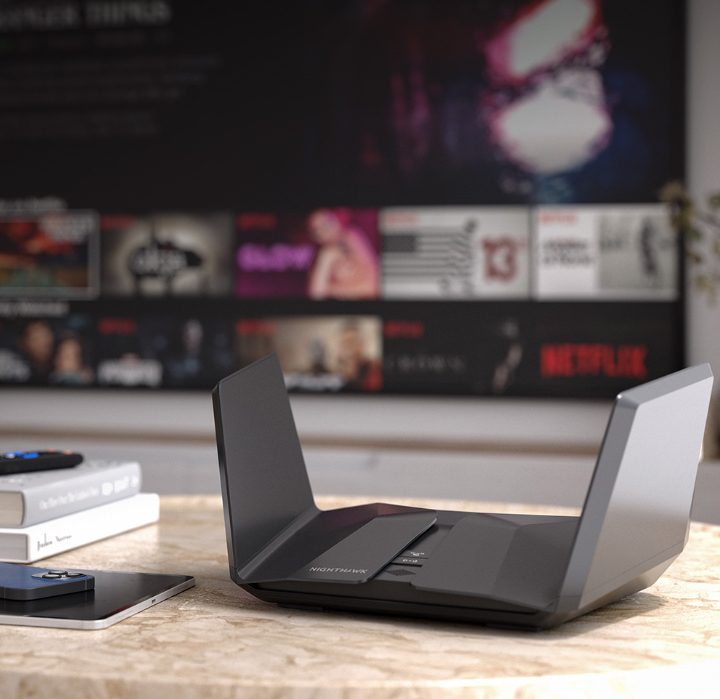 Netgear's Nighthawk RAXE500 tri-band router.