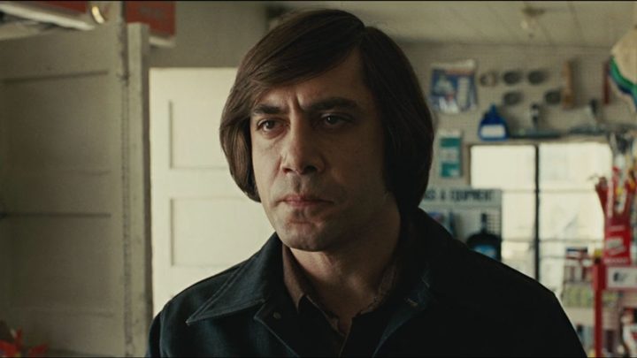 Javier Bardem in No Country For Old Men.