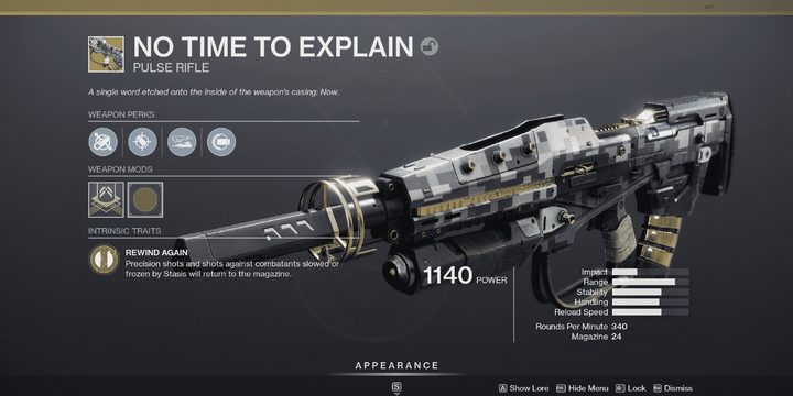 No Time to Explain