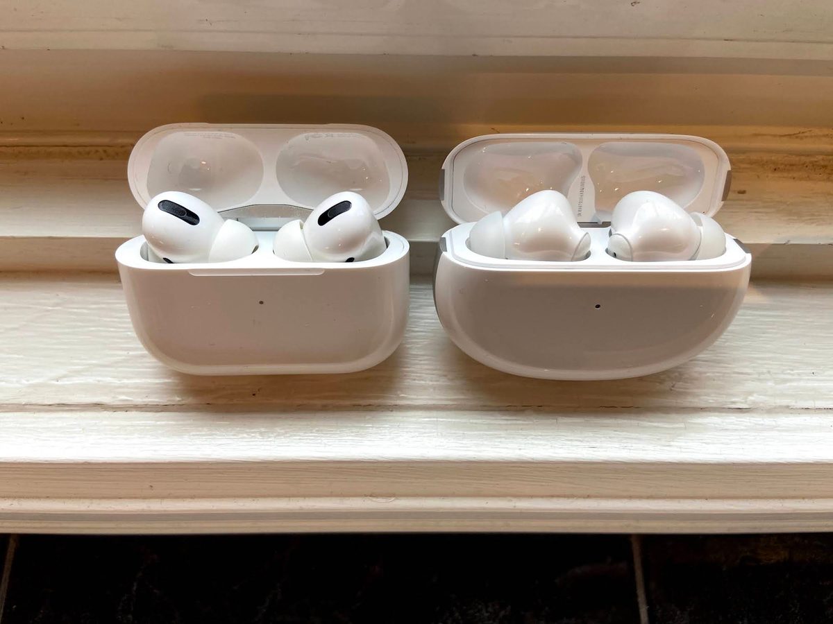 Oppo Enco X and AirPods Pro