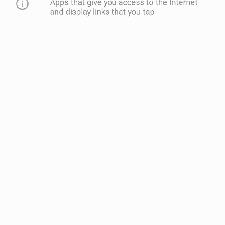 Reset default apps
