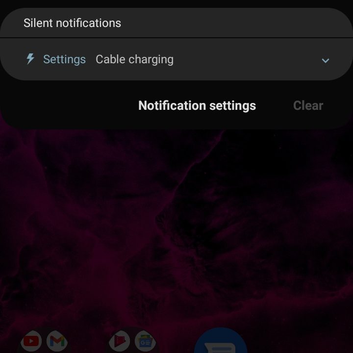 Samsung Galaxy Access Settings