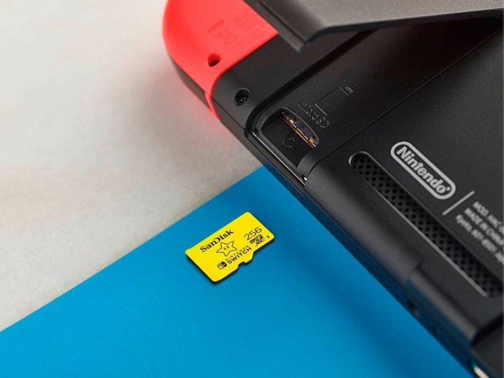 SanDisk 256GB microSDXC Card licensed by Nintendo