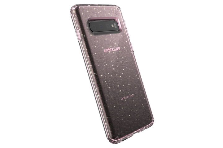 Speck PrSpeck Presidio Clear and Glitter Case for Galaxy S10esidio Clear and Glitter Case