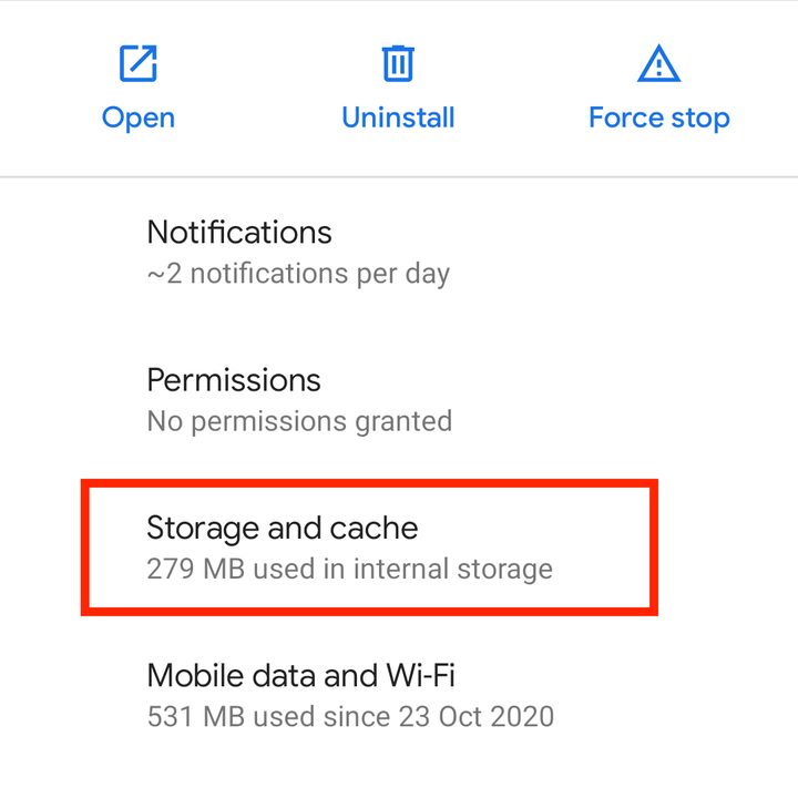 Storage and cache