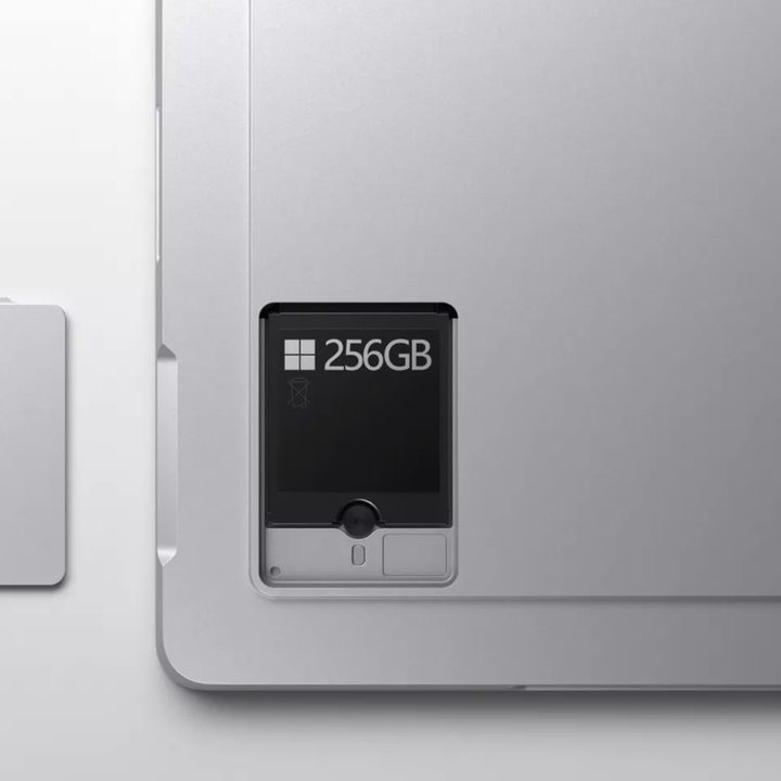 The SSD in a Surface Pro 8.