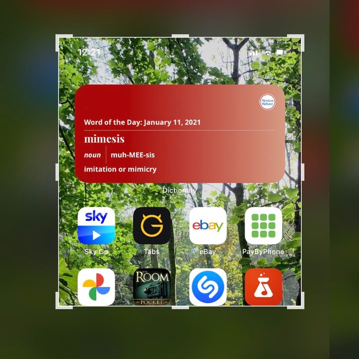 Undo screenshot edit iPhone 11