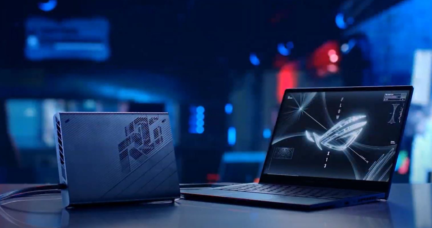 Asus pairs the portable ROG Flow X13 2-in-1 with a miniature XG