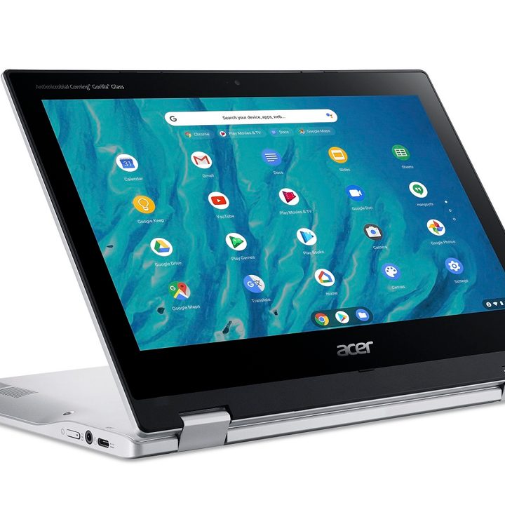 The Acer Chromebook Spin 311, shown in two forms.
