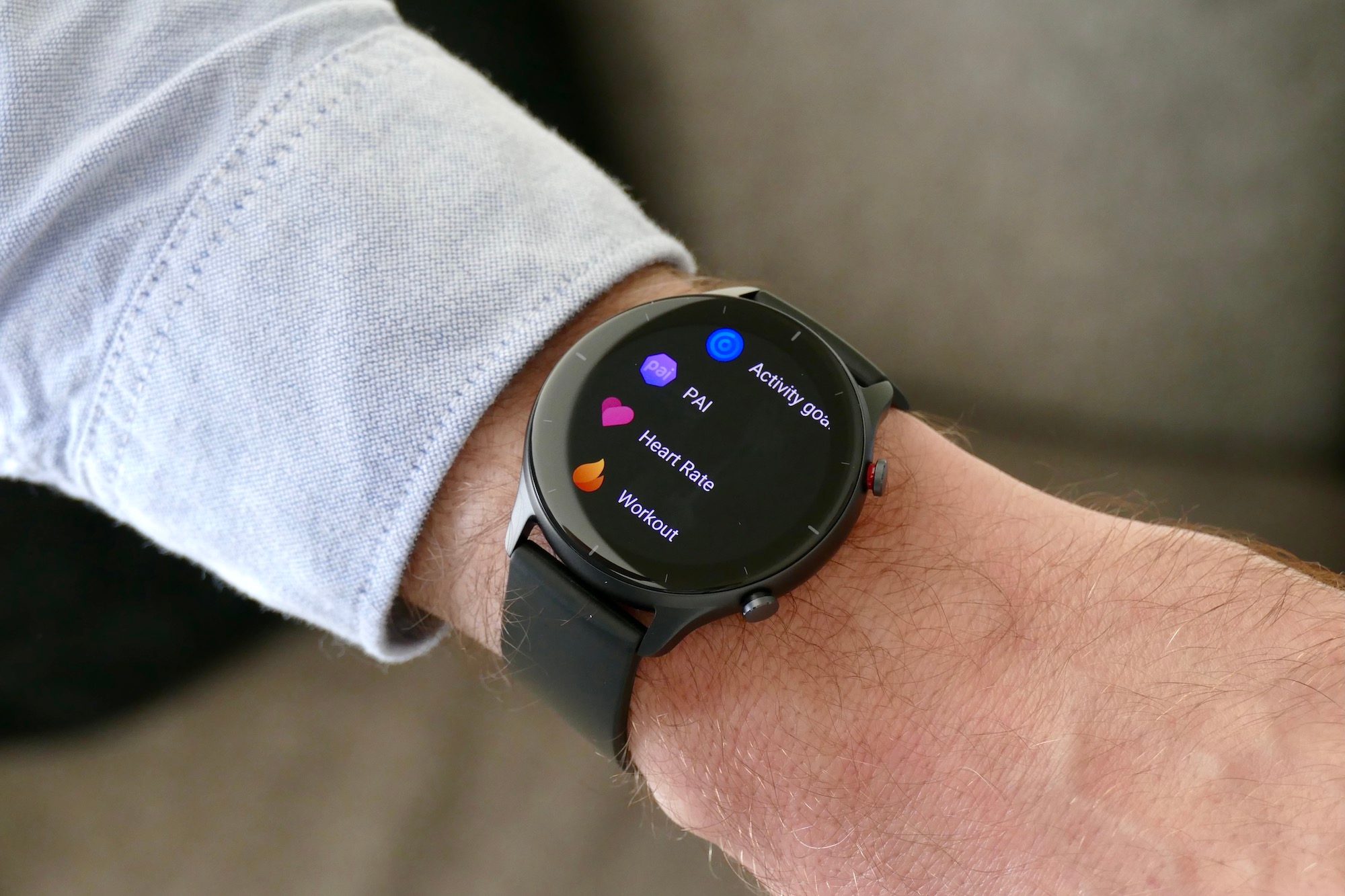 amazfit gtr 2e smartwatch review menu