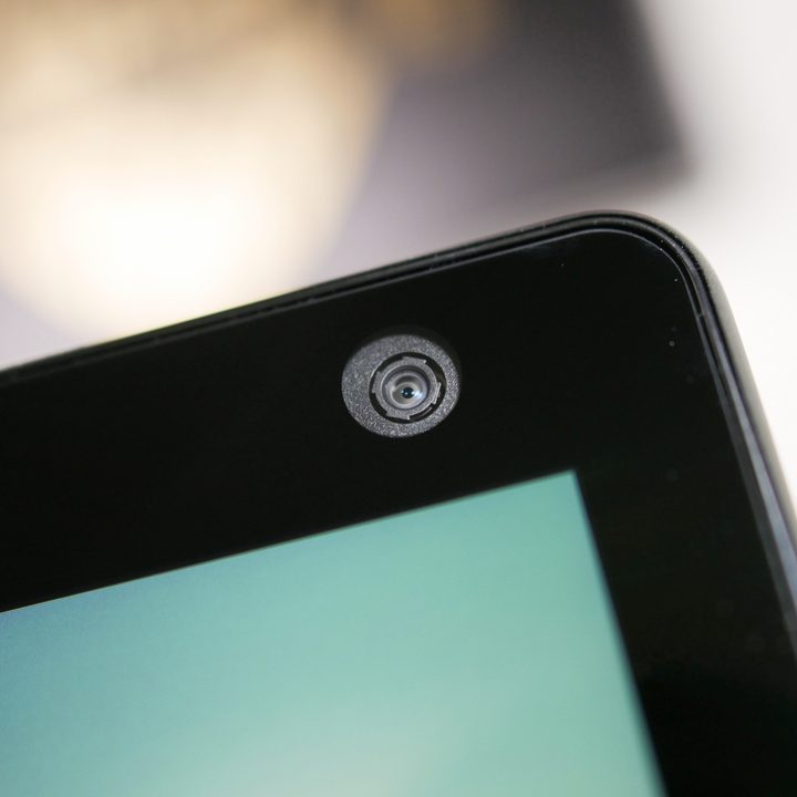 Amazon Echo Show 10 (3rd Gen) camera closeup.