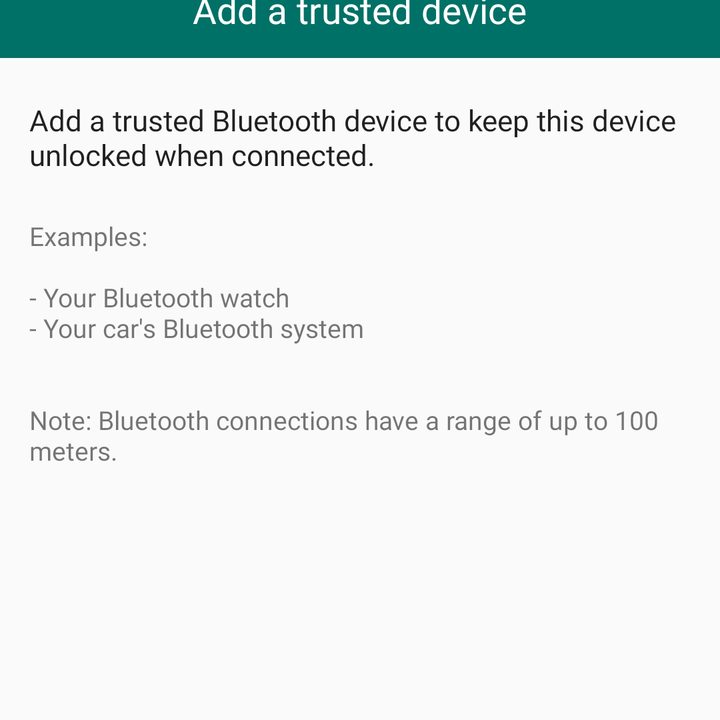 Android 11 Add Trusted Device