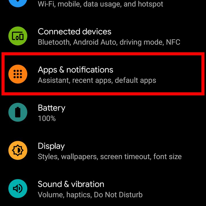 Android 11 Settings App Vibrations.