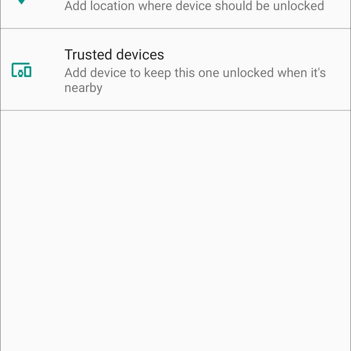 Android 11 Smart Lock Panel