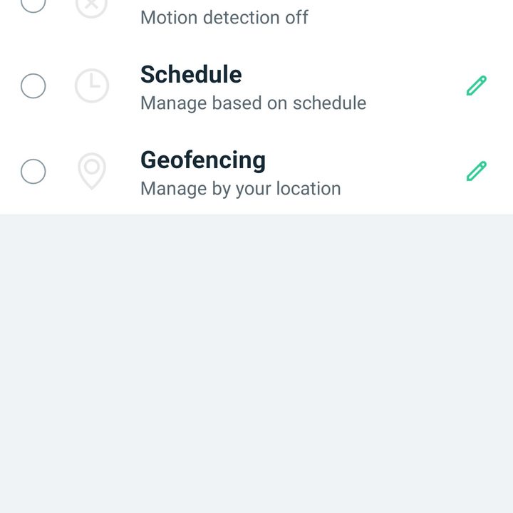 Screenshot of Arlo App