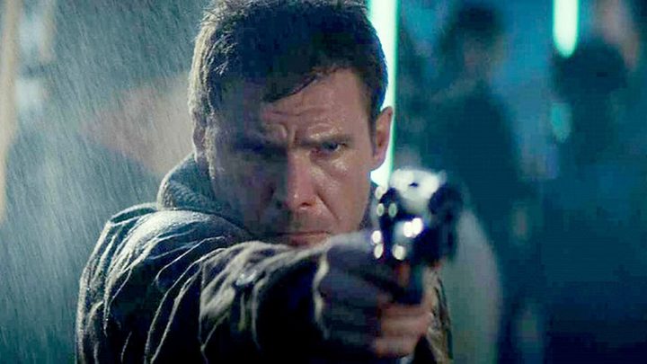 Harrison Ford in Blade Runner.