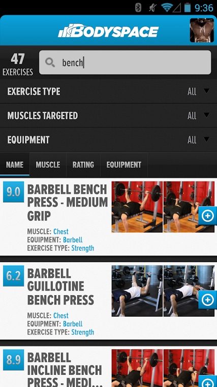best weightlifting apps bodyspace1