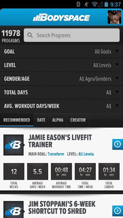 best weightlifting apps bodyspace3