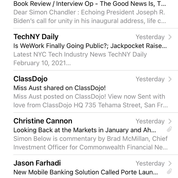 Deleting email