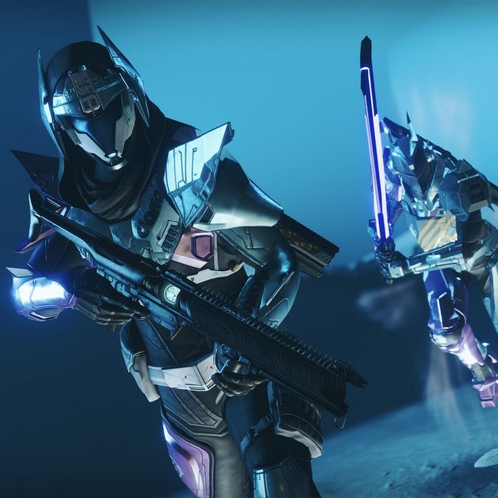 Guardians running in Destiny 2.