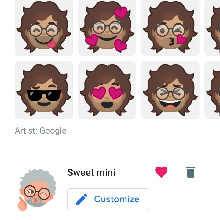 Emoji Mini Customize Button