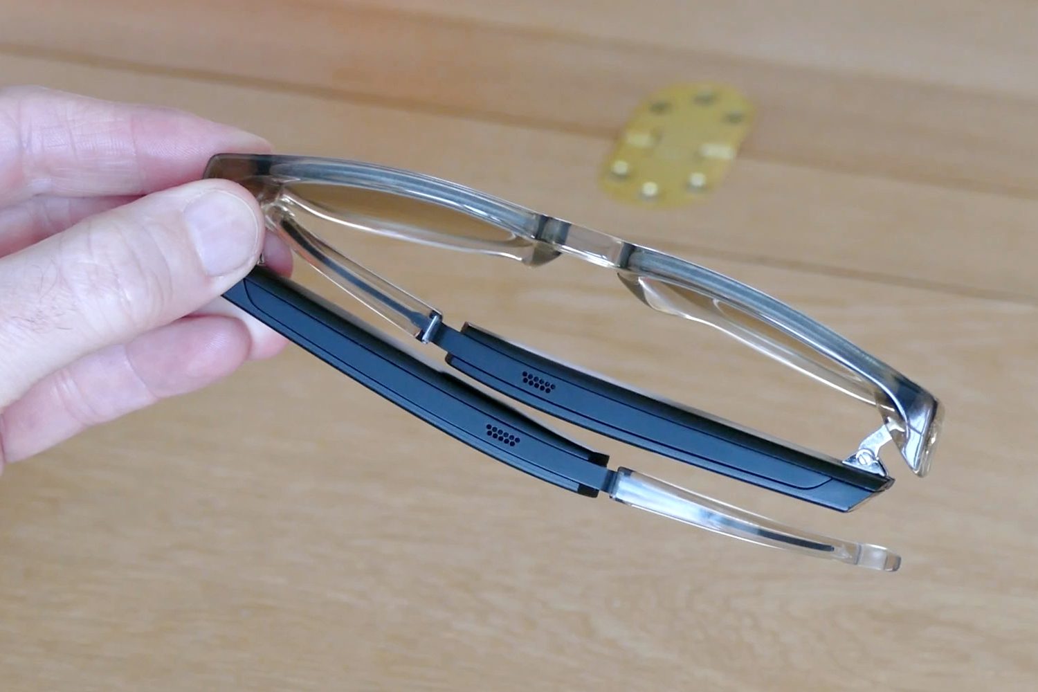 bluetooth audio smart glasses are a waste of space on your face fauna top down arms