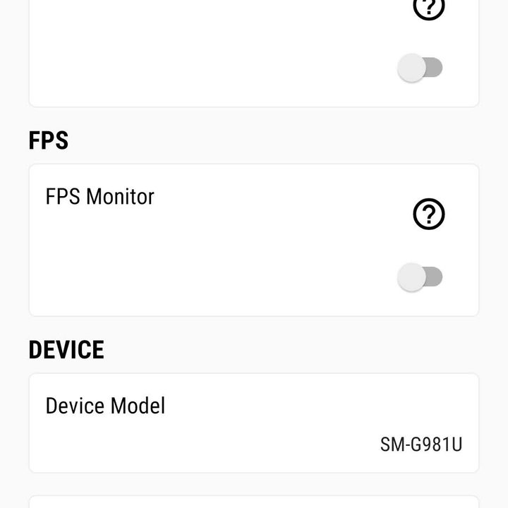 Samsung Settings Menu