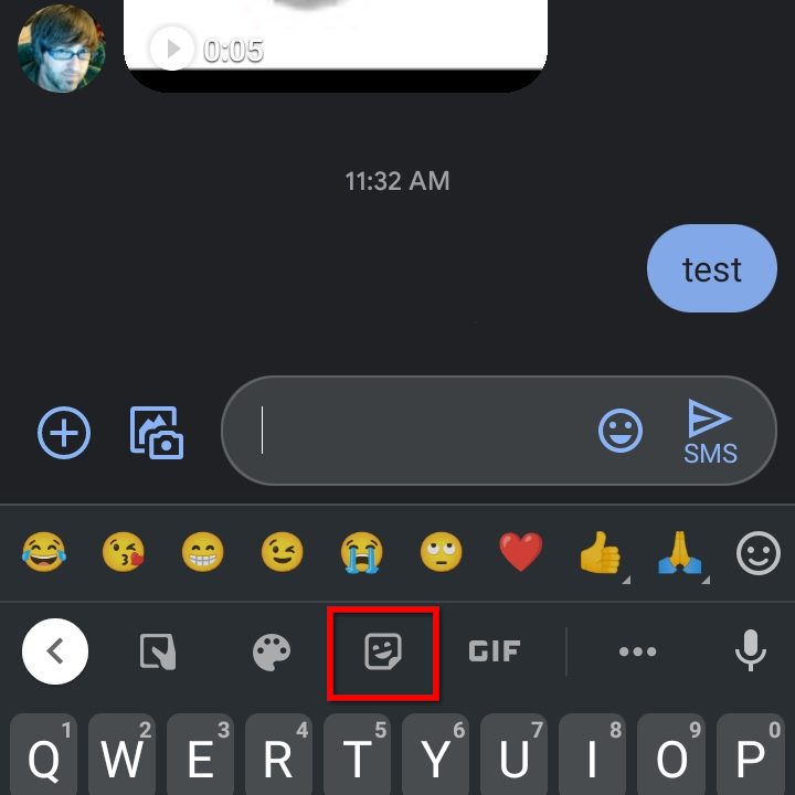 Gboard Select Stickers