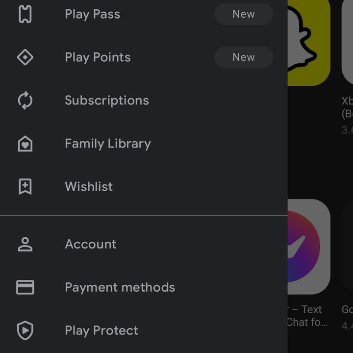 Google Play Android My Apps Games